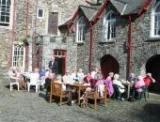 Hartland Abbey - The Old Kitchen Tea Rooms courtyard