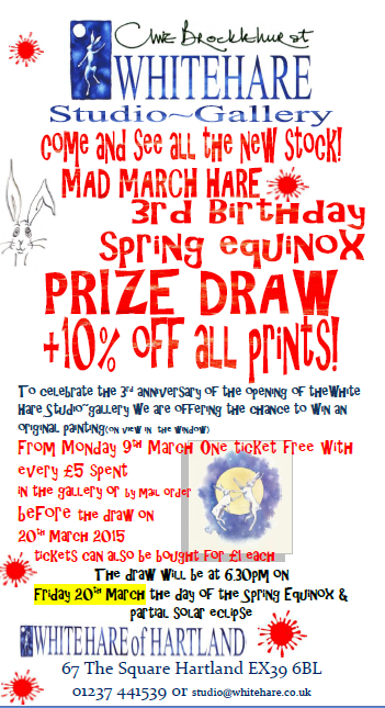 Mad March offers from White Hare Gallery