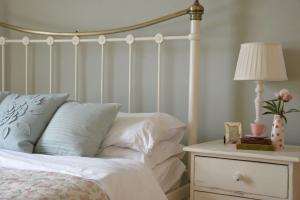 The main bedroom at Bay Tree Cottage, self catering in Hartland North Devon