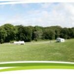 The caravan club site at Fosfelle Country Cottages, Hartland, North Devon