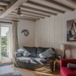 Granary Cottage sitting room at Cheristow Farm Cottages, luxury self catering