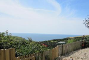The view from Kittiwakes B&B, Hartland, North Devon - luxury lodge s/c or  bed and breakfast