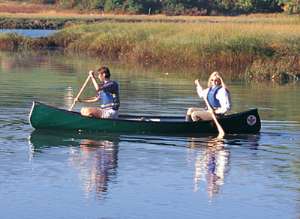 Kayak or canoe around the coast