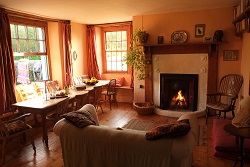 Little Barton, Living room, group self catering, North Devon, Hartland Peninsula